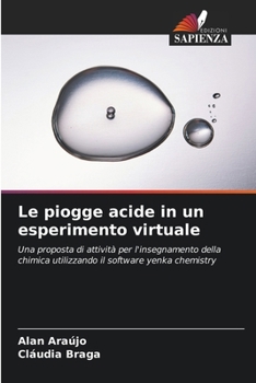 Paperback Le piogge acide in un esperimento virtuale [Italian] Book