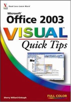 Paperback Microsoft Office 2003 Visual Quick Tips Book