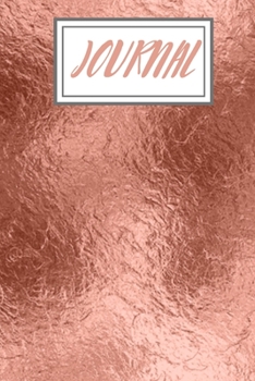 Metal Journal: CUTE GIFT FOR WOMEN, GIRLS, BOYS, MEN RULED PAGES NOTEBOOK TO WRITE AND DRAW IN