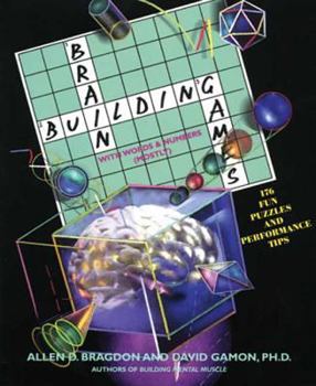 Paperback Brain Building Games: With Words and Numbers Book