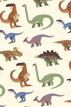 Dinosaurs: Graph Paper Notebook, 6x9 Inch, 120 pages