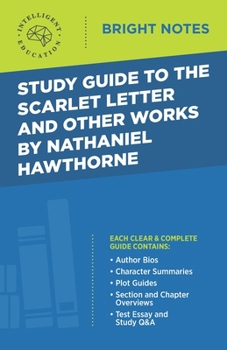 Paperback Study Guide to The Scarlet Letter and Other Works by Nathaniel Hawthorne Book