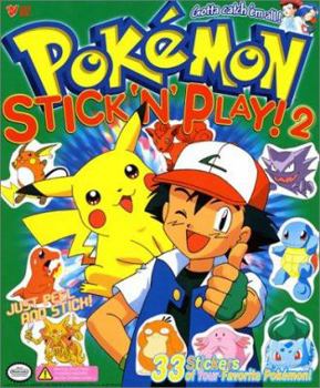Hardcover Pokemon Stick N Play Book, Volume 2 [With Stickers] Book