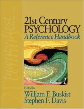 Hardcover 21st Century Psychology: A Reference Handbook Book