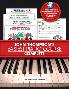 Paperback John Thompson's Easiest Piano Course Complete - Boxed Set (Book/Online Audio) Book