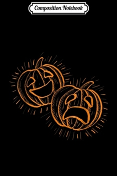 Composition Notebook: Actors Halloween Pumpkins Drama Masks  Journal/Notebook Blank Lined Ruled 6x9 100 Pages