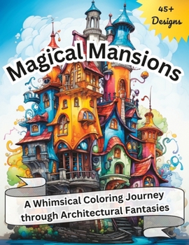 Paperback Magical Mansions: A Whimsical Coloring Journey through Architectural Fantasies Book