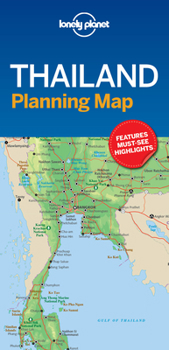 Map Lonely Planet Thailand Planning Map 1 Book