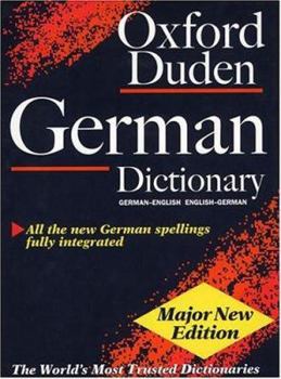 Hardcover The Oxford-Duden German Dictionary: German-English, English-German Book