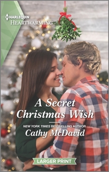 Mass Market Paperback A Secret Christmas Wish: A Clean Romance [Large Print] Book