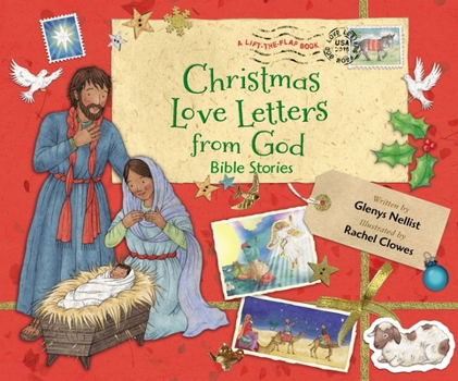 Hardcover Christmas Love Letters from God: Bible Stories Book