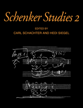 Schenker Studies 2 - Book  of the Cambridge Composer Studies