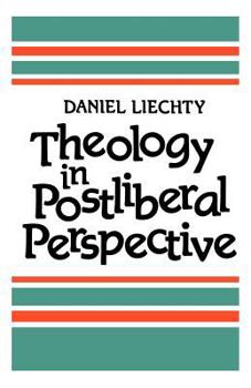 Paperback Theology in Postliberal Perspective Book