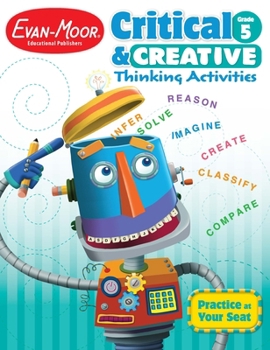 Paperback Critical and Creative Thinking Activities, Grade 5 Teacher Resource Book