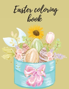 Paperback Easter coloring book