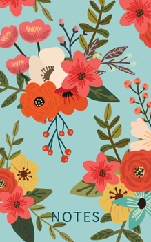 Paperback Notes: Floral Bloom Gift Notebook For Lists, Journal Writing, Christmas Shopping Notes, and Planning Book