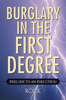 Paperback Burglary in the First Degree Book