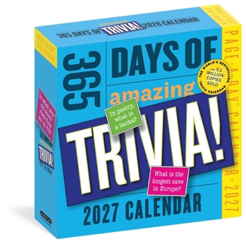 365 Days of Amazing Trivia Page-A-Day® Calendar 2027: The World's Bestselling Trivia Calendar