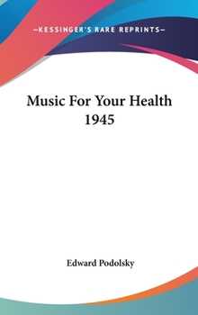 Hardcover Music For Your Health 1945 Book