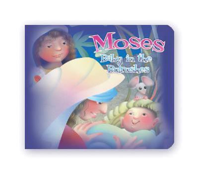 Hardcover DP Moses: Baby in the Bulrushes 6x5 Board Book