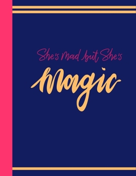 Paperback She's Mad But She's Magic: 2020 Weekly Planner At A Glance Notebook with Vertical Dated Pages Book