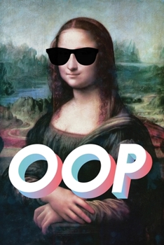 Paperback Oop: Journal With Lined Pages To Write In - Mona Lisa With Sunglasses Book