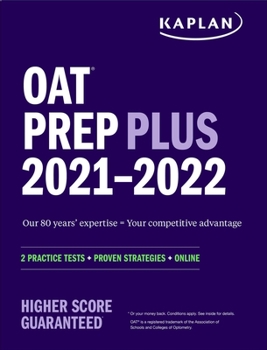Paperback Oat Prep Plus 2021-2022: 2 Practice Tests Online + Proven Strategies Book