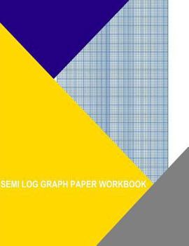 Paperback Semi Log Graph Paper Workbook: 1 Decade By 24 Divisions Book