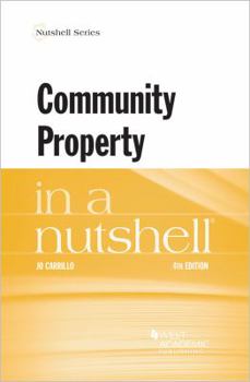 Paperback Community Property in a Nutshell (Nutshells) Book