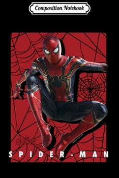 Composition Notebook: Marvel Infinity War Spider-Man Web Jump Graphic  Journal/Notebook Blank Lined Ruled 6x9 100 Pages