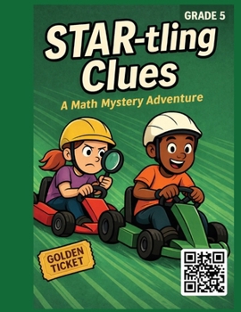 Paperback STAR-tling Clues: A 5th Grade Math Mystery Book