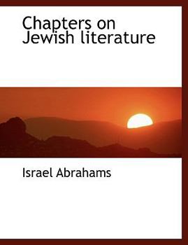 Paperback Chapters on Jewish Literature Book