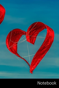 Notebook: Dragons,  Kite Flying,  Sky,  Blue themed Notebook / Journal / Diary / Composition book / Daily Planner - 6 x 9 inches (15,24 x 22,86 cm), 150 pages, glossy finish.