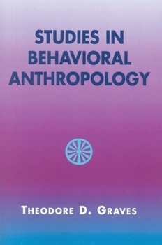 Paperback Studies in Behavioral Anthropology Book