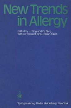 Paperback New Trends in Allergy Book