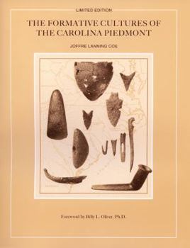 Paperback The Formative Cultures of the Carolina Piedmont Book