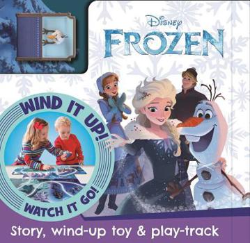 Paperback Disney Frozen: Busy Board with Wind-Up Car & Track Book