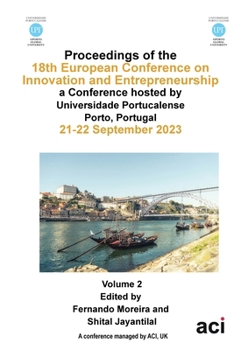 Paperback ECIE 2023-Proceedings of the 18th European Conference on Innovation and Entrepreneurship VOL 2 Book