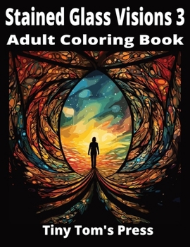 Paperback Stained Glass Visions 3: Adult Coloring Book