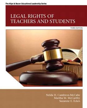 Paperback Legal Rights of Teachers and Students Book