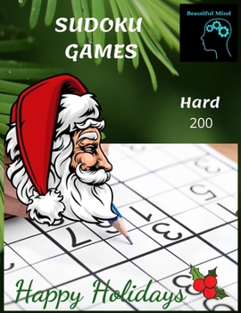 Paperback Sudoku Games: Hard 200 Book