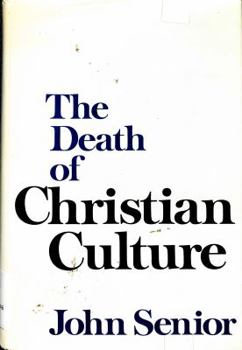Hardcover The death of Christian culture Book