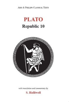 Paperback Plato: Republic X [Greek, Ancient (To 1453)] Book