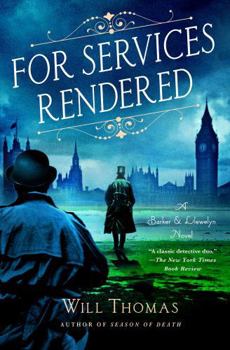 Hardcover For Services Rendered: A Barker & Llewelyn Novel Book