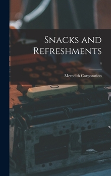 Hardcover Snacks and Refreshments; 4 Book