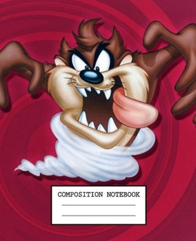 Composition Notebook: Looney Tunes Soft Glossy Cover Wide Ruled Lined Pages Book 7.5 x 9.25 Inches 110 Pages
