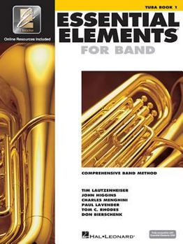 Paperback Essential Elements for Band - Tuba Book 1 with Eei Book/Online Media Book