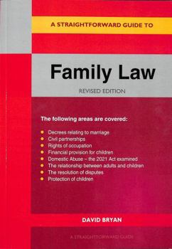 Paperback A Straightforward Guide To Family Law: Revised Edition 2023 Book