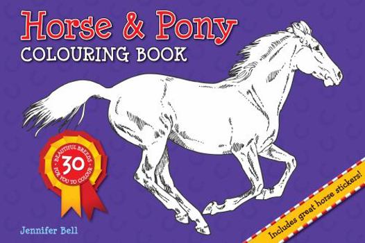 Paperback Horse and Pony Colouring Book