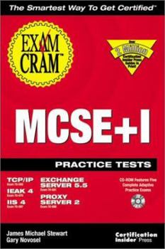 Paperback MCSE+I Practice Tests [With CDROM] Book